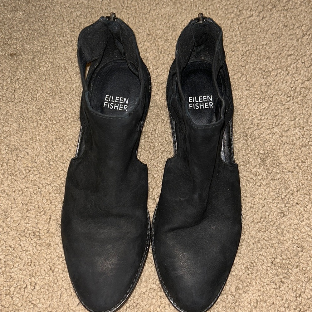 Eileen Fisher Cutout Ankle Bootie